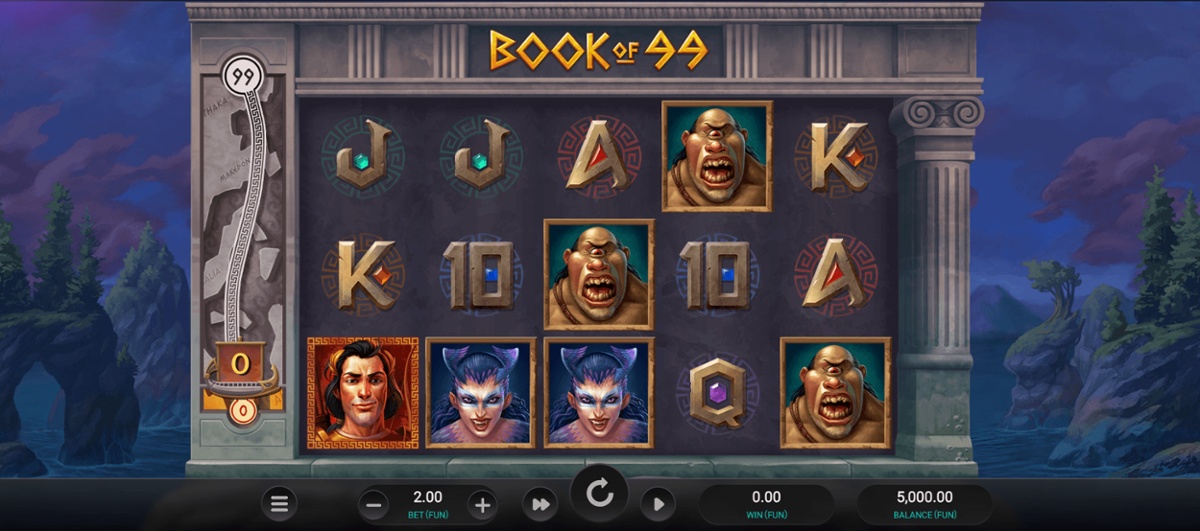 Book of 99 online casino game